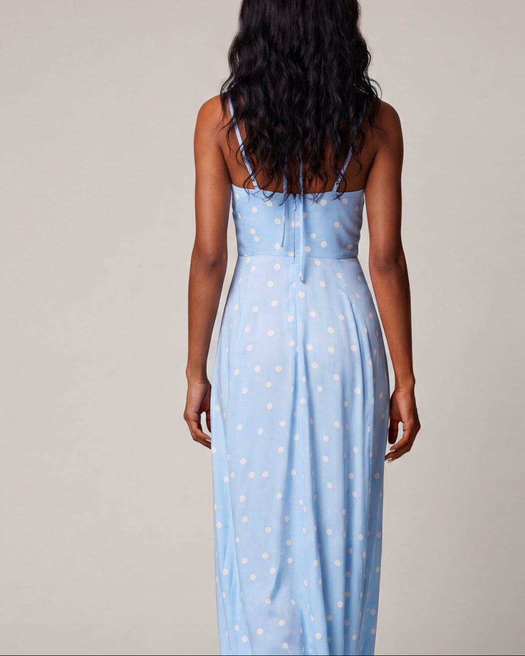 Polka Dot Dress light blue