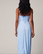 Polka Dot Dress light blue