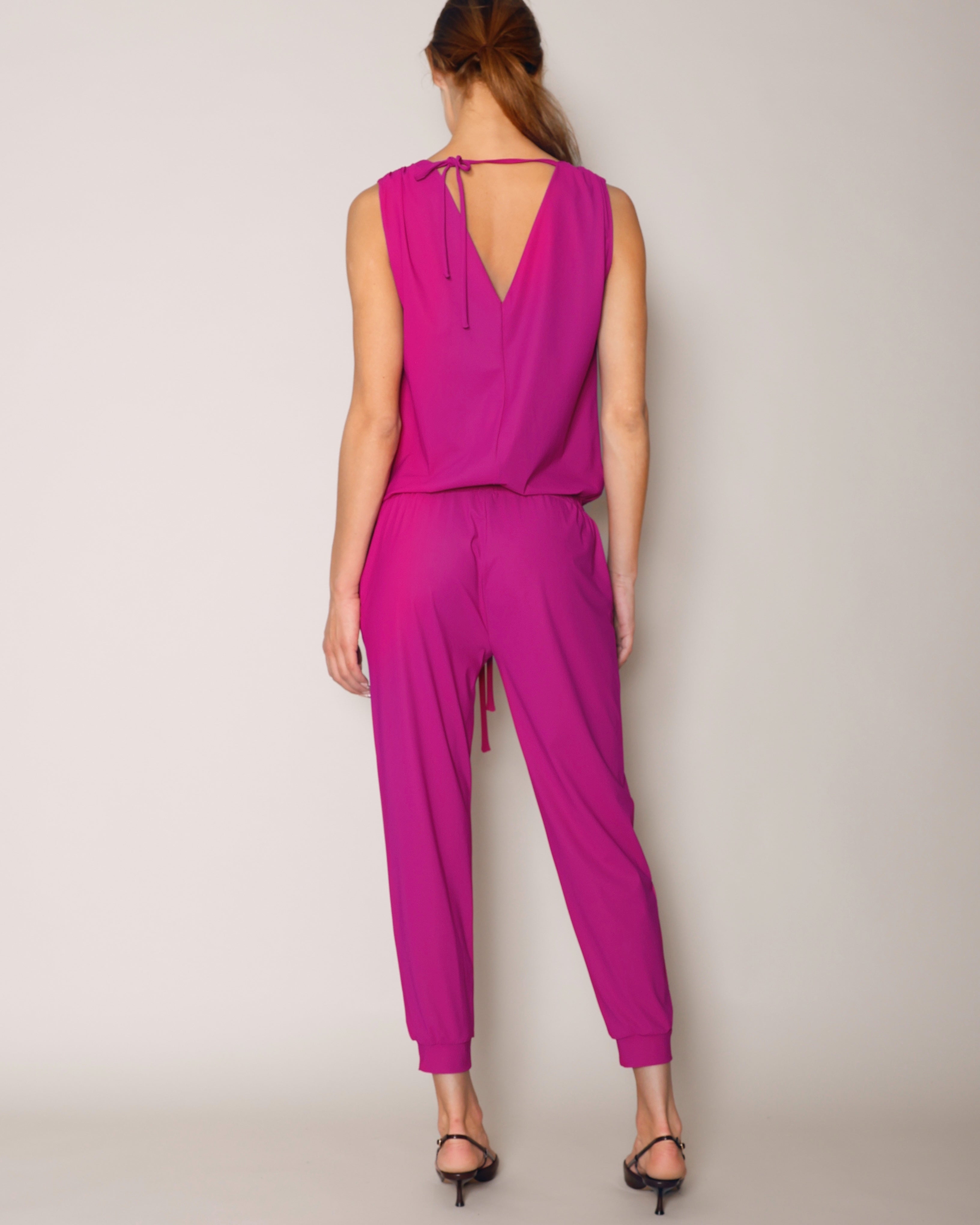Jumpsuit Jersey fuchsia