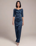 Kleid Audrey Petrol von Sonja Kiefer