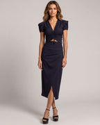 3/4 Jersey Skirt navy