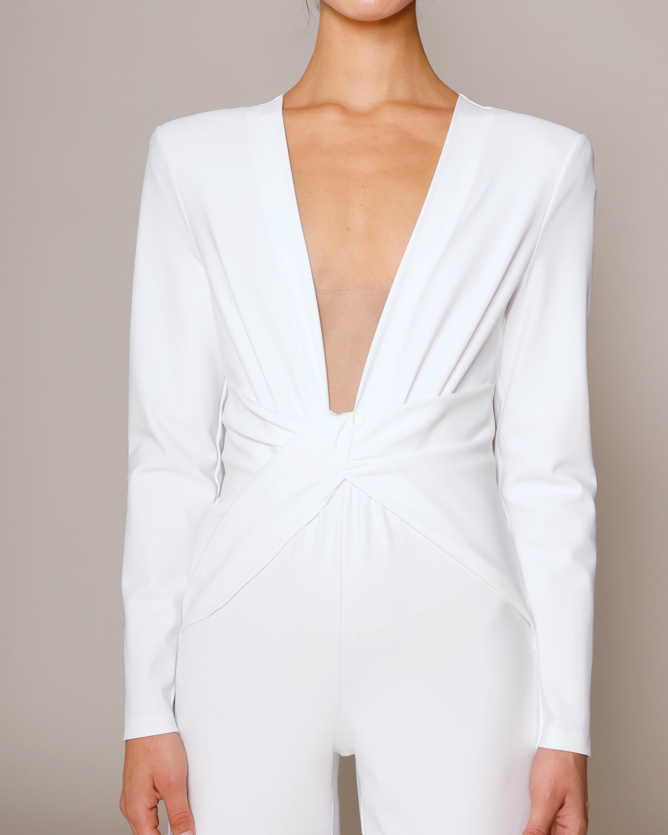 Seventies Catsuit white