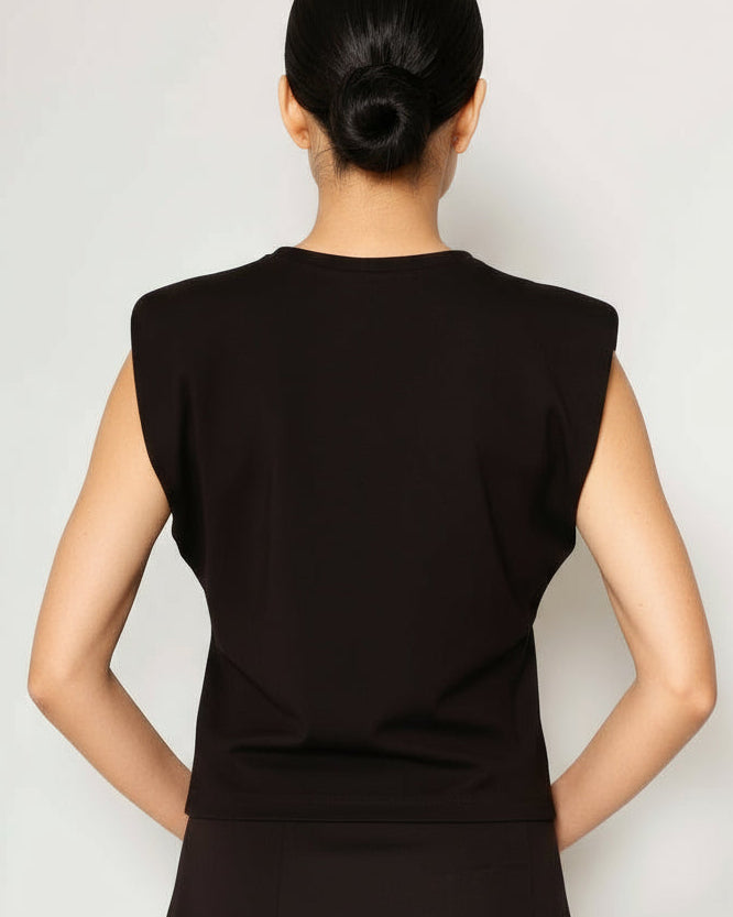 Padded Top black