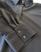 Pinstripe Shirt black