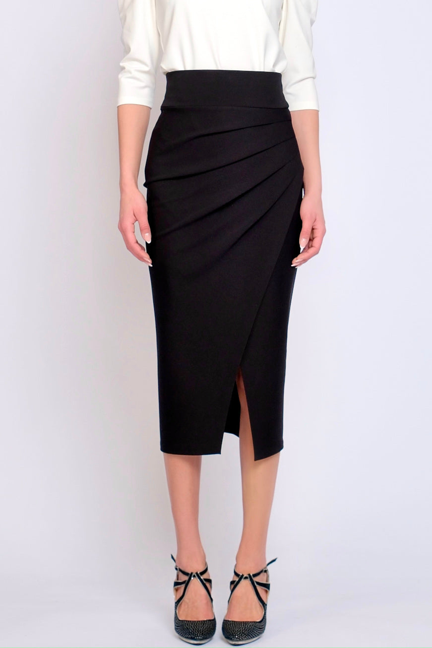 3/4 Jersey Skirt black