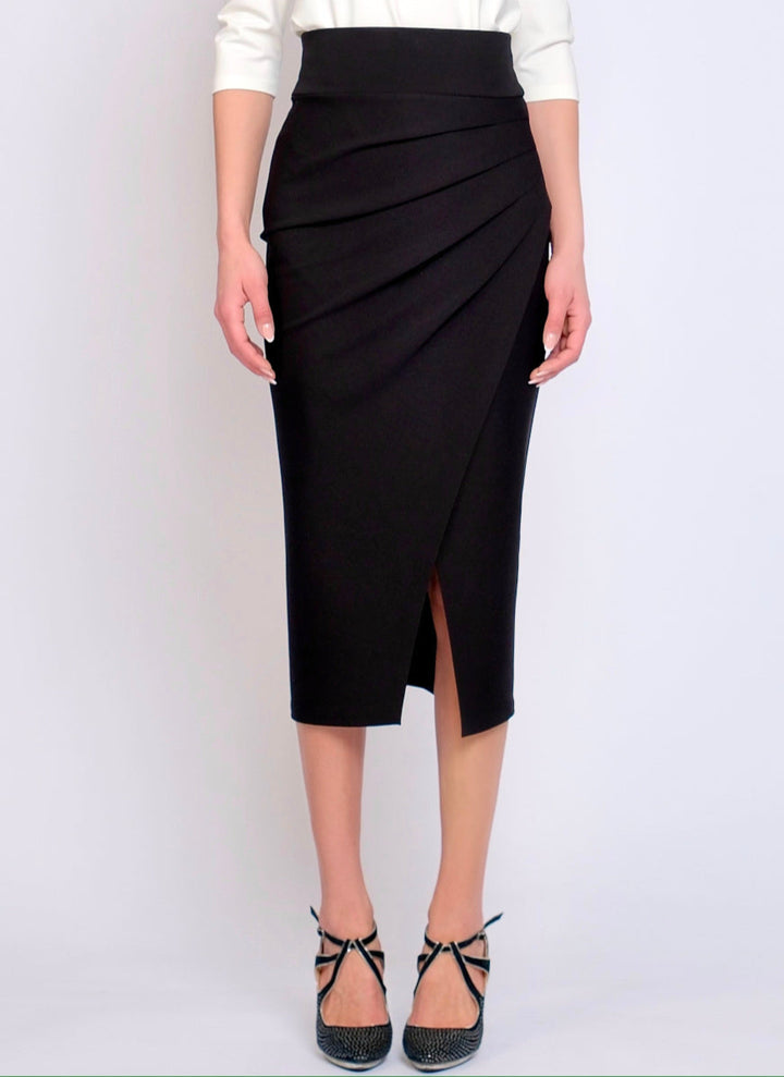 3/4 Jersey Skirt black- BACK IN STOCK
