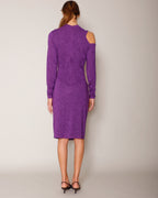 Cut-out Dress ultraviolet