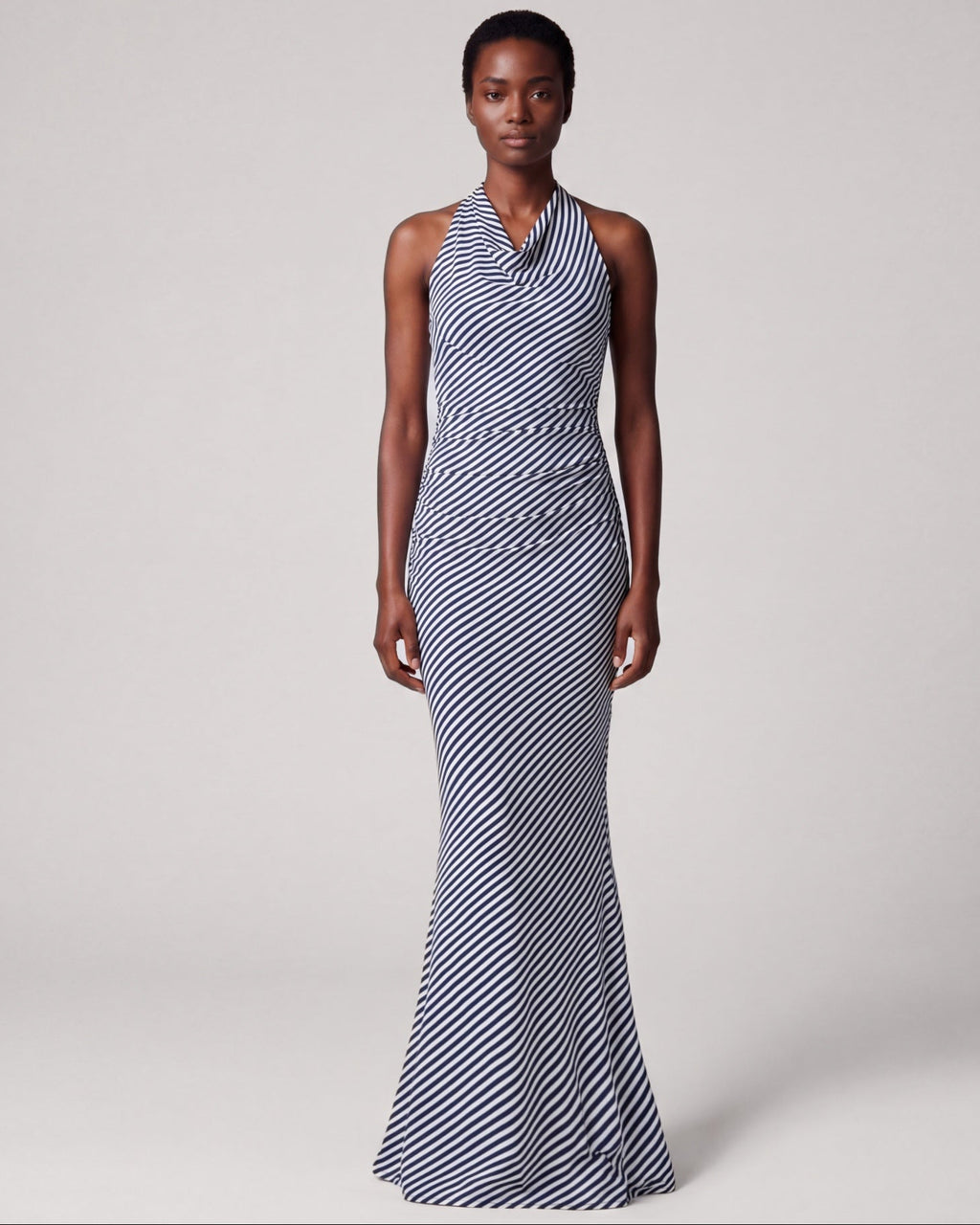 Gestreiftes Neckholder-Kleid Breton von Sonja Kiefer