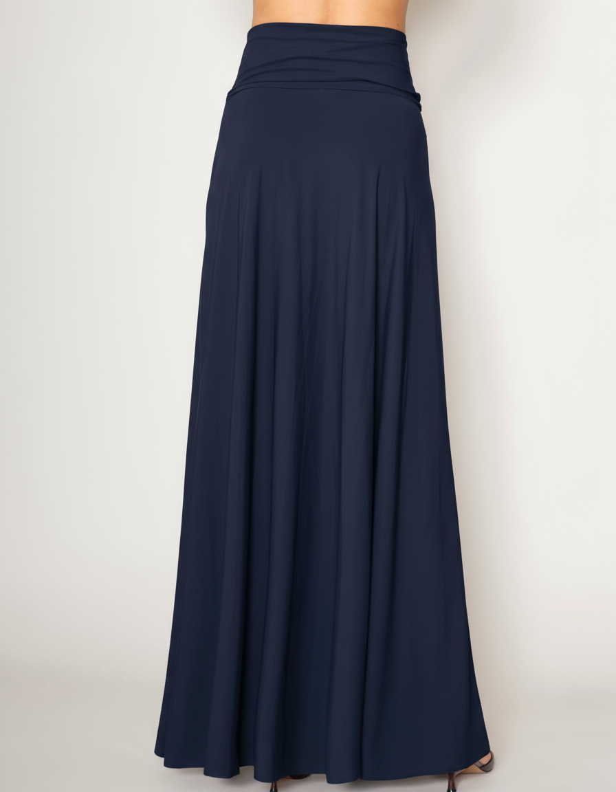 Maxi Skirt Jersey Midnight blue