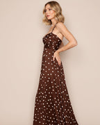 Polka Dot Dress Choccolate