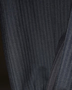 Tailored Pinstripe Skirt black