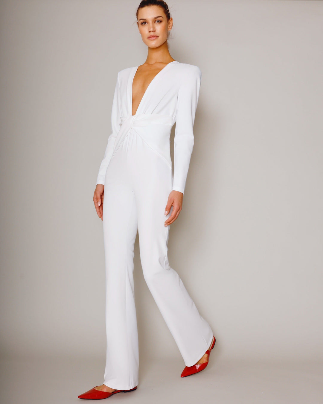 Seventies Catsuit white