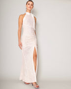 Halterneckdress white Glow