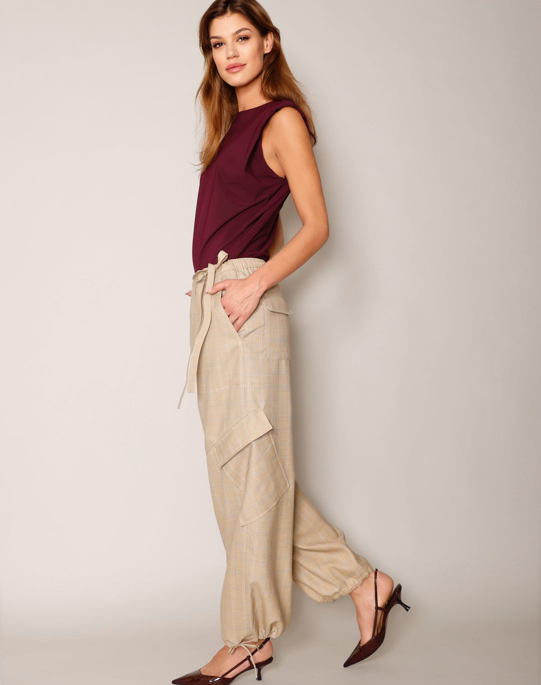 Cargo Suit Pants sand