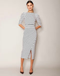 Striped Jersey Skirt