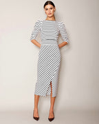 Striped Jersey Skirt