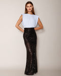 High-Waist-Rock Glow Schwarz von Sonja Kiefer