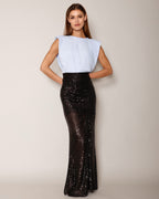 High-Waist-Rock Glow Schwarz von Sonja Kiefer