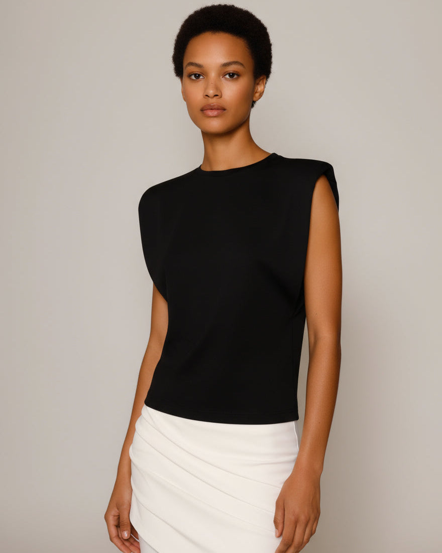Padded Top black