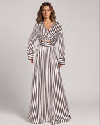 Maxi Satin Skirt & Scarf