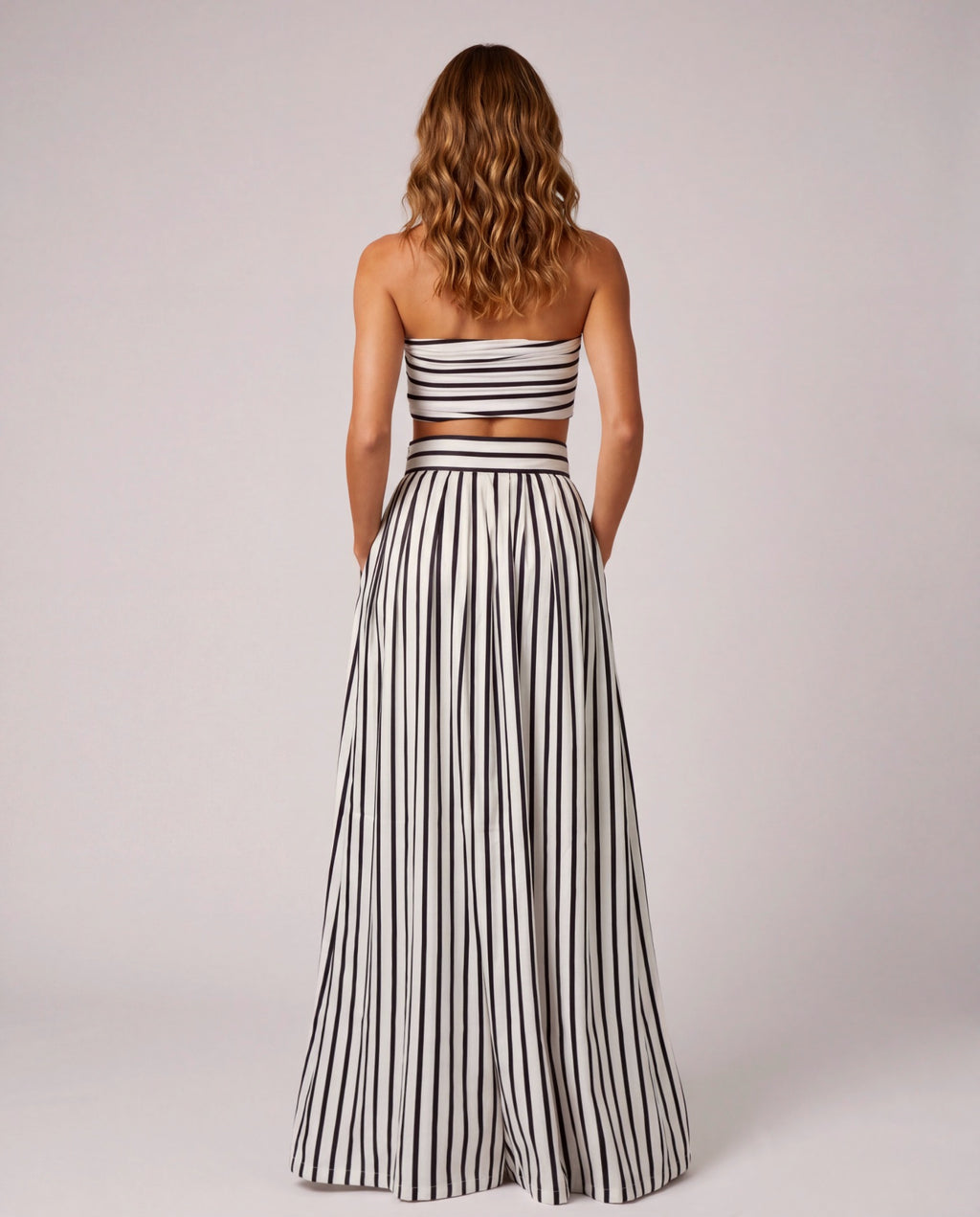 Maxi Satin Skirt & Scarf