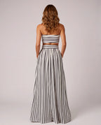 Maxi Satin Skirt & Scarf