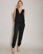 Jersey-Jumpsuit Schwarz von Sonja Kiefer