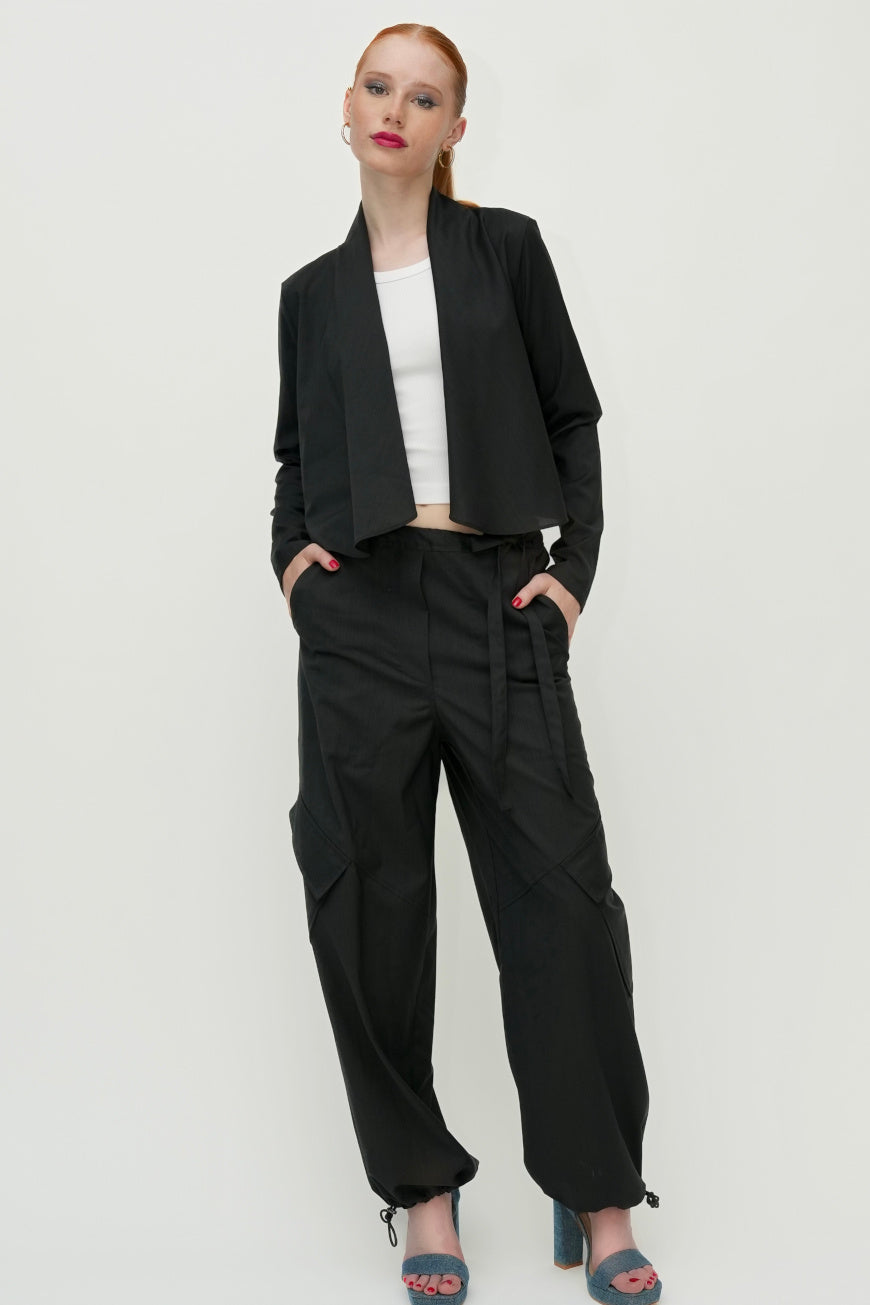 Cargo Suit Pants black