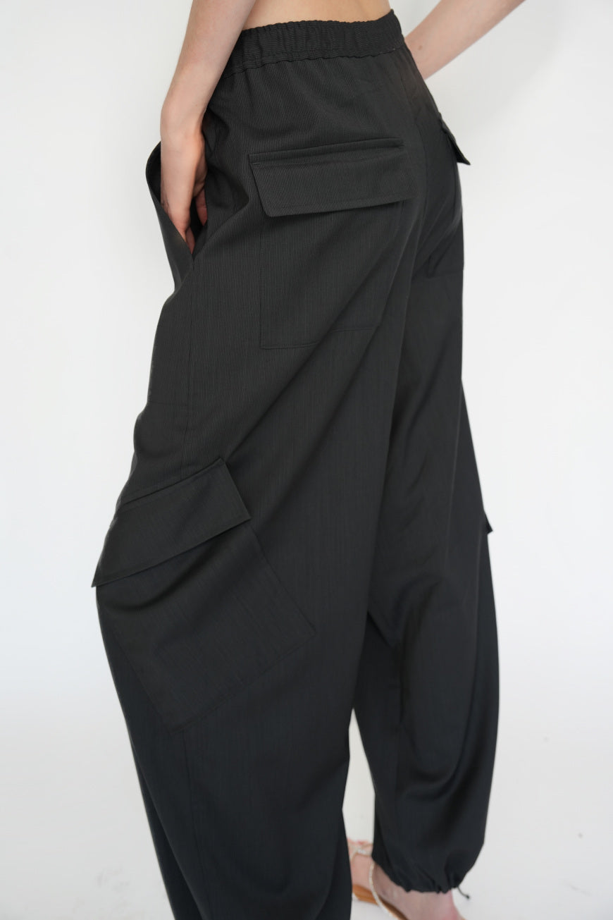 Cargo Suit Pants black