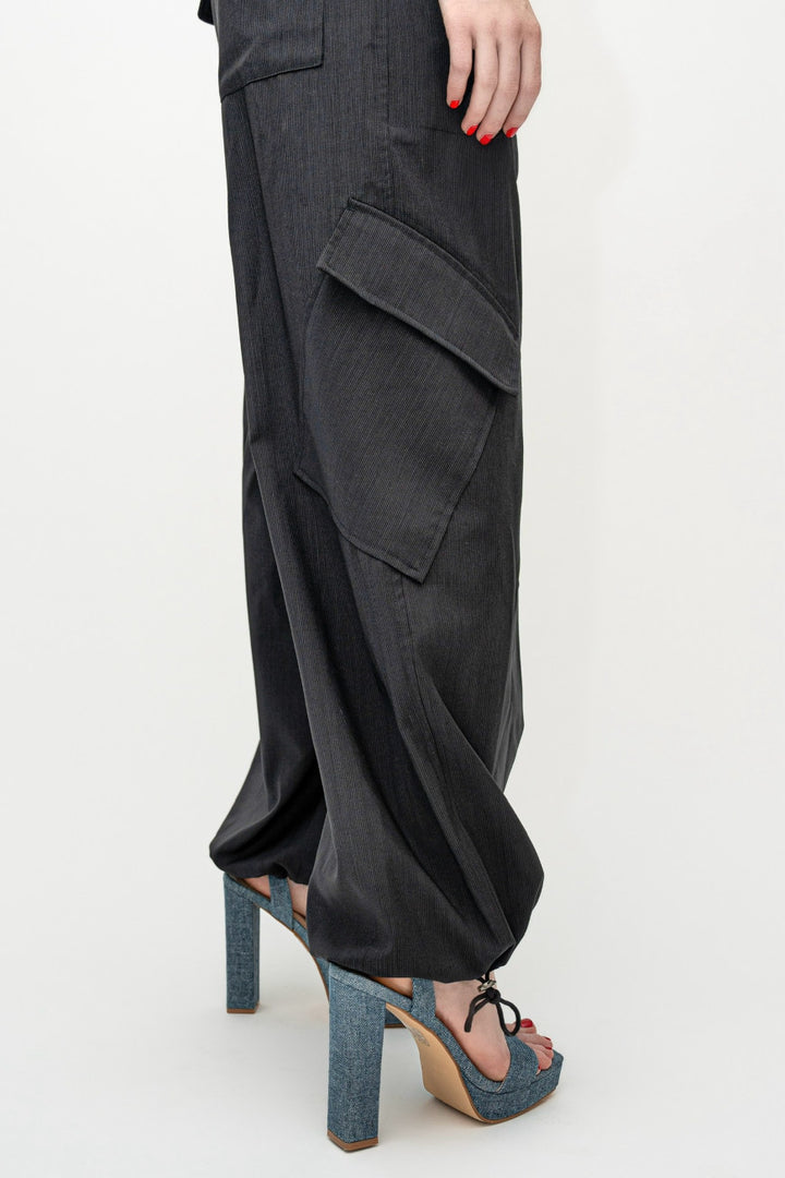 Cargo Suit Pants black