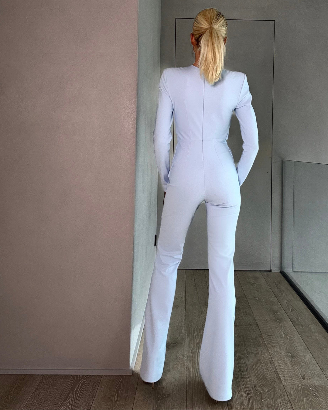Seventies Catsuit babyblue