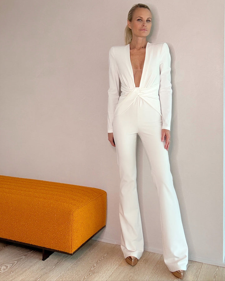 Seventies Catsuit white