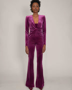 Velvet Catsuit berry