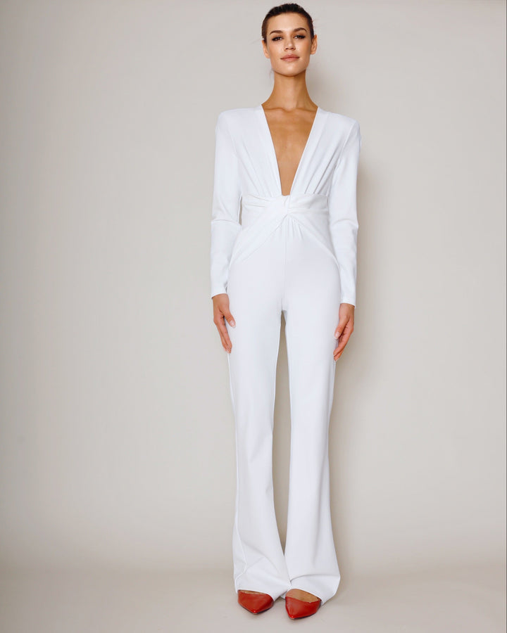 Seventies Catsuit white