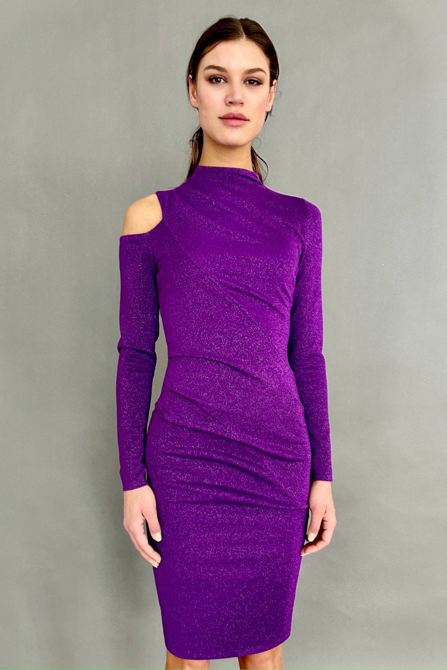 Cut-out Dress ultraviolet