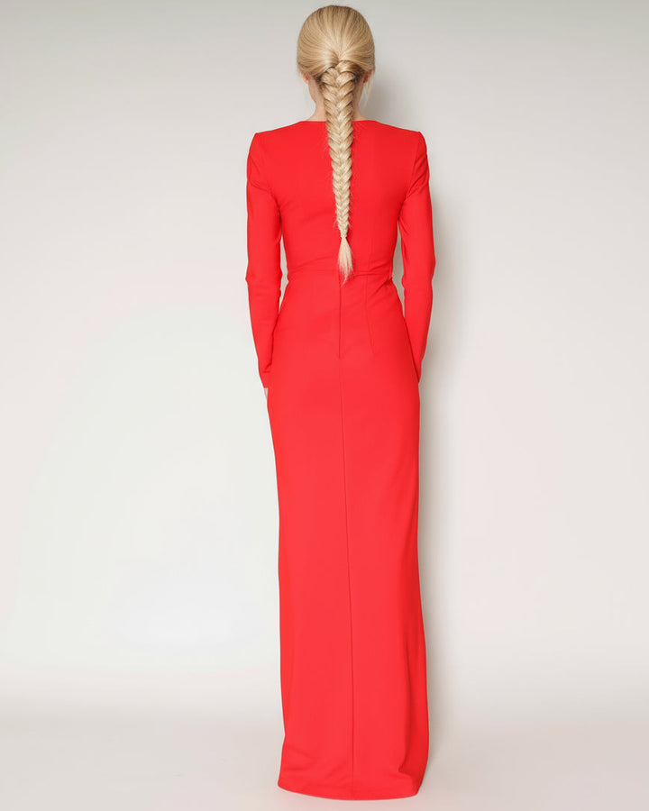 Deep Neckline Dress fire