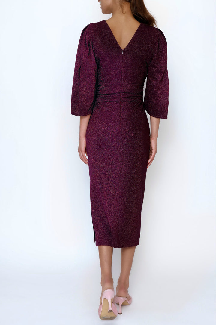 Dress Dallas Wine red