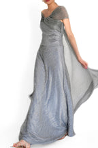Abendkleid Glamour Silbergrau von Sonja Kiefer