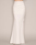 High-Waist-Rock aus Jersey Off-White von Sonja Kiefer