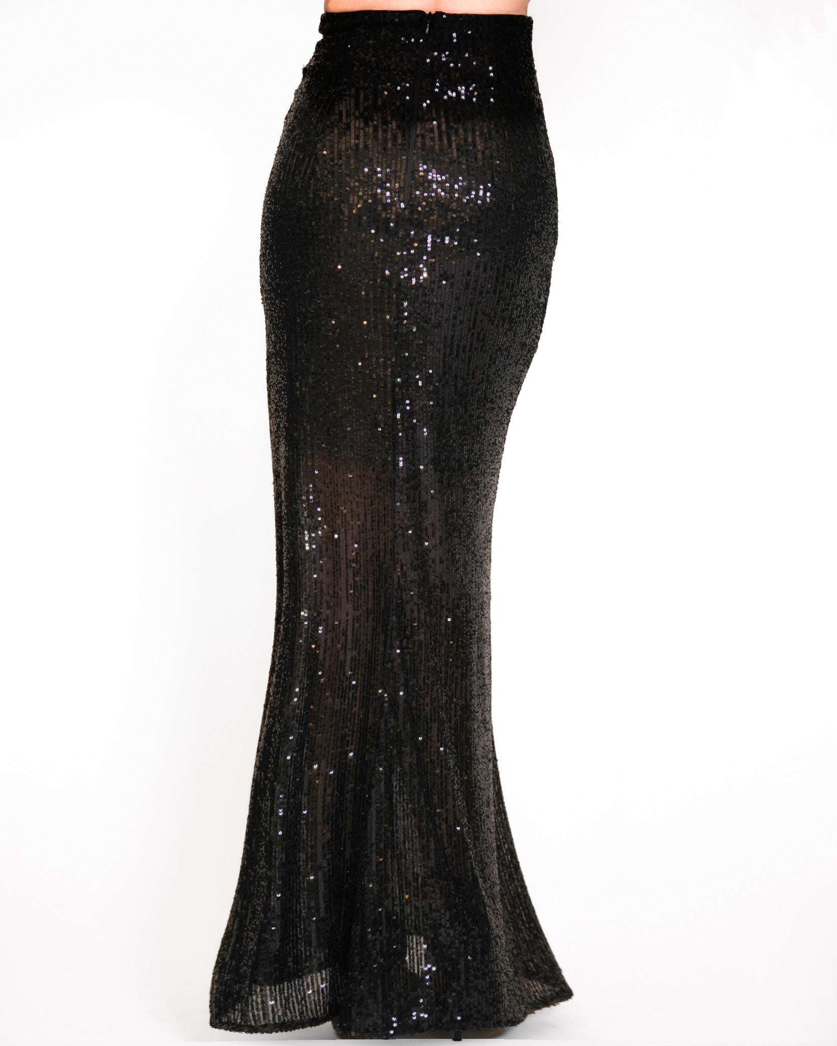 High Waisted Glow skirt black