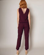 Jumpsuit Jersey merlot