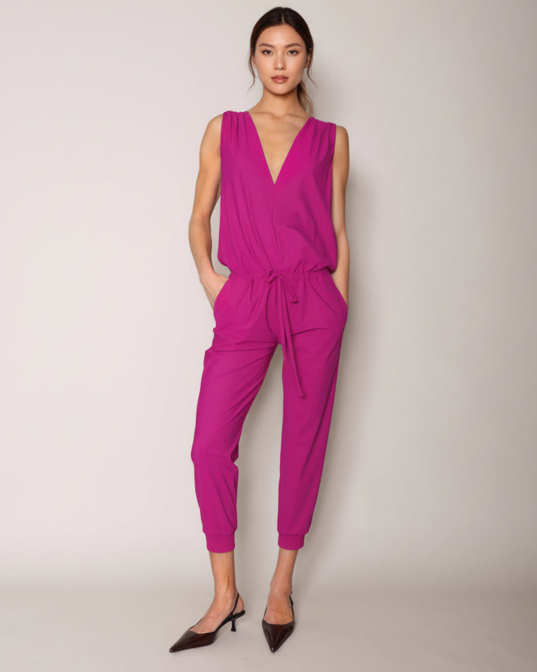 Jersey-Jumpsuit Fuchsia von Sonja Kiefer