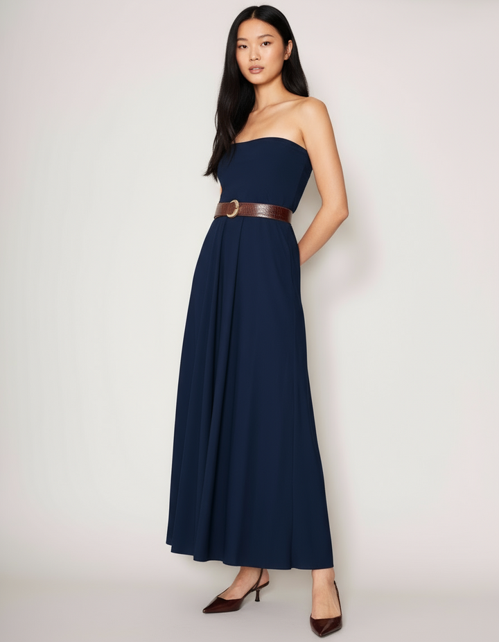 Maxi Skirt Jersey Midnight blue