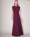 Maxirock aus Jersey Merlot von Sonja Kiefer