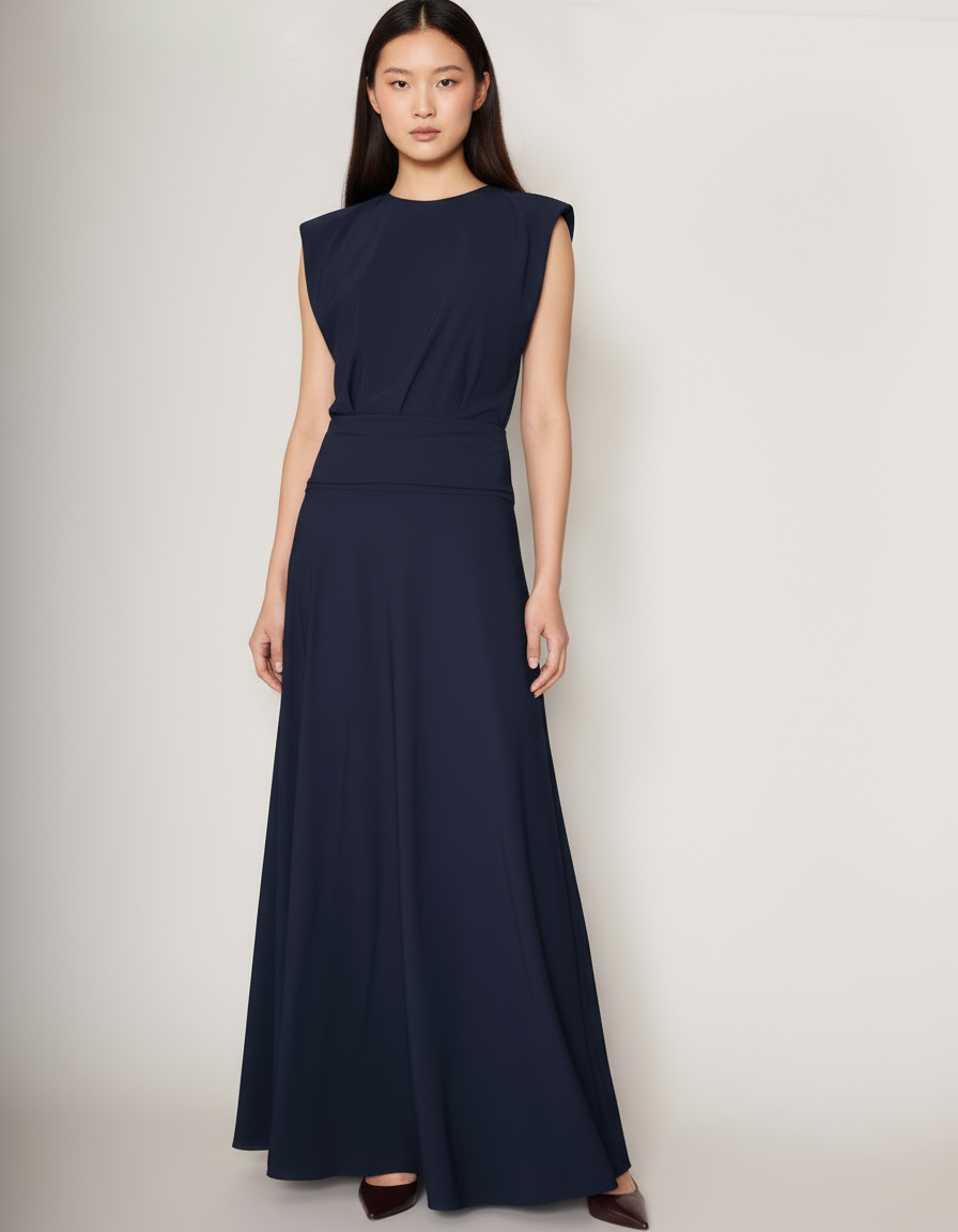 Maxi Skirt Jersey Midnight blue