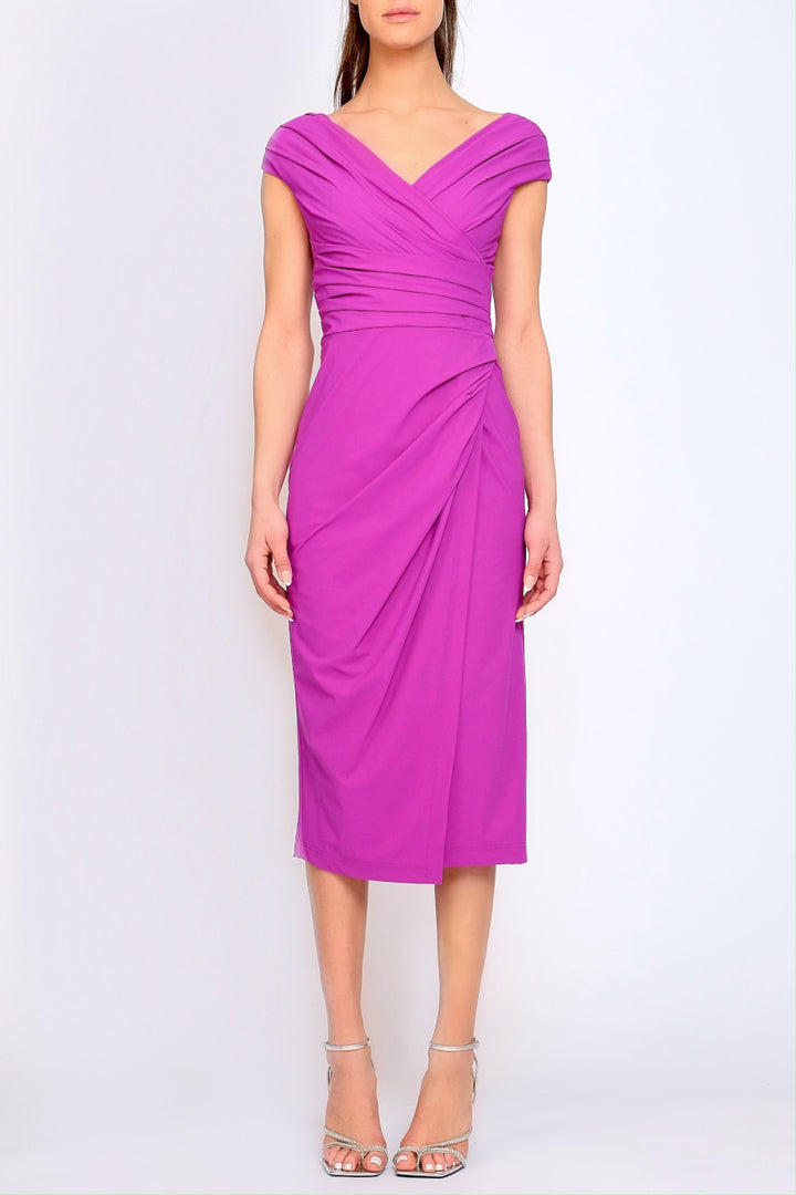 Midi Jerseydress fuchsia