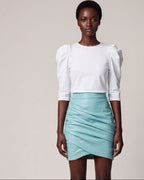 Vegan Leather Mini tiffany blue