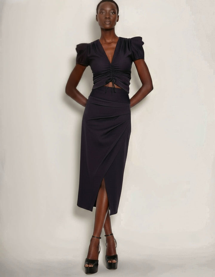 3/4 Jersey Skirt navy