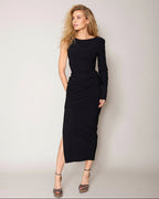 Jerseydress Onesleeved black