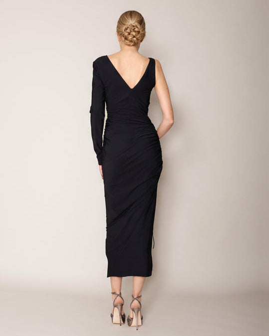 Jerseydress Onesleeved black
